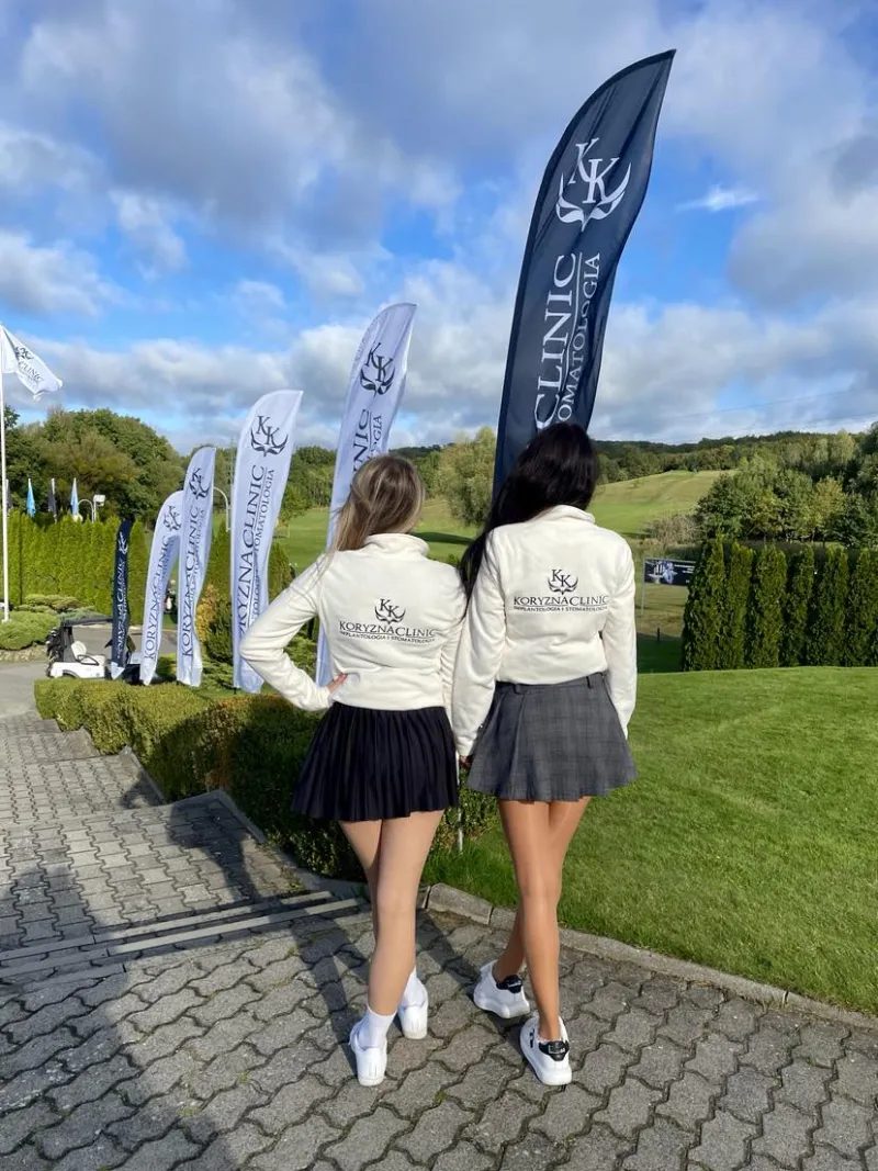 Hostesses at Binowo Golf Club tournament